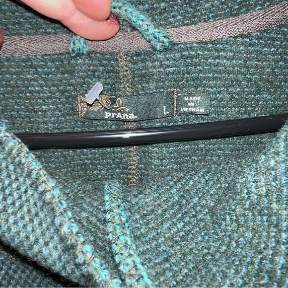 Prana Ebba Sweater -Teal/Large - Wool Blend - Picture 8 of 8